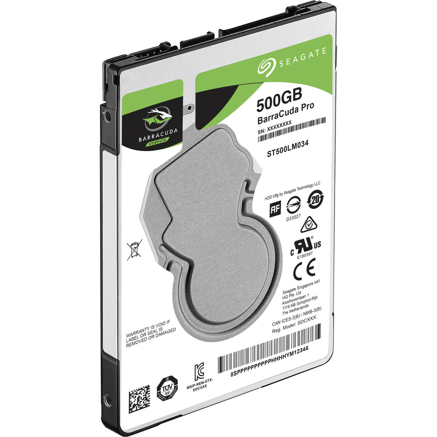 Seagate BarraCuda ST500LM034 500 GB Hard Drive - Internal - SATA (SATA/600)