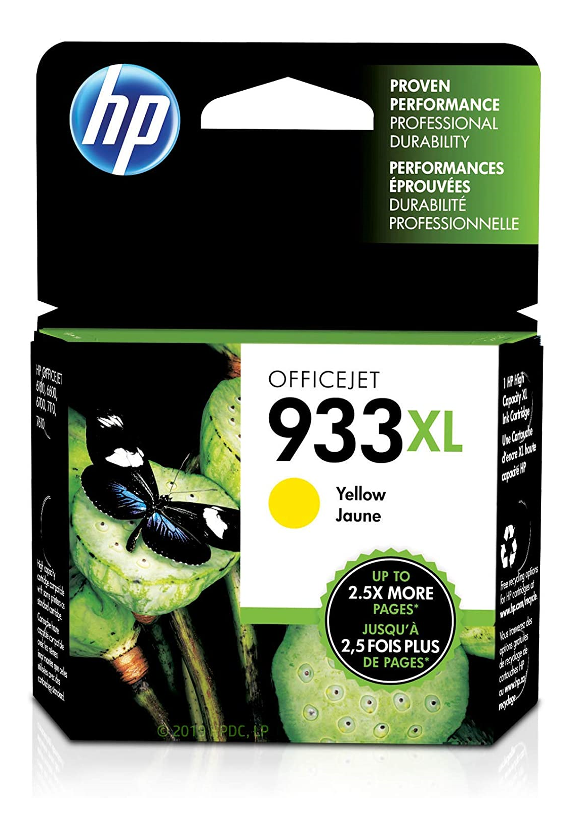 HP 933XL Yellow Officejet Ink Cartridge