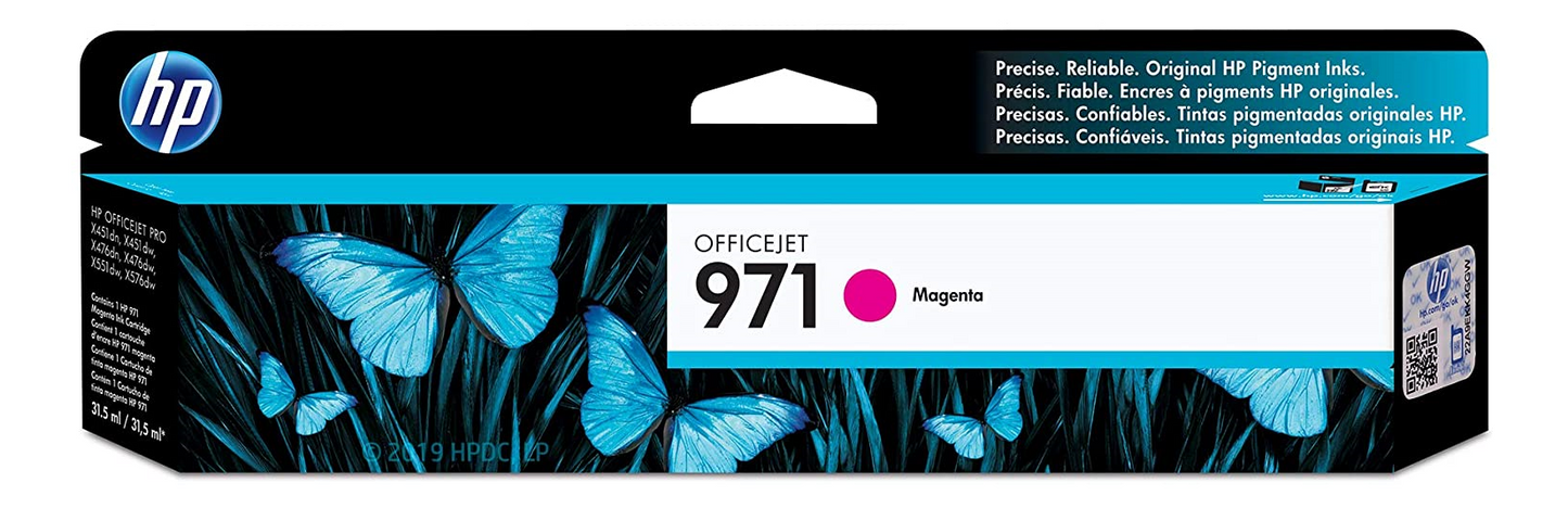 HP 971 Magenta Ink Cartridge