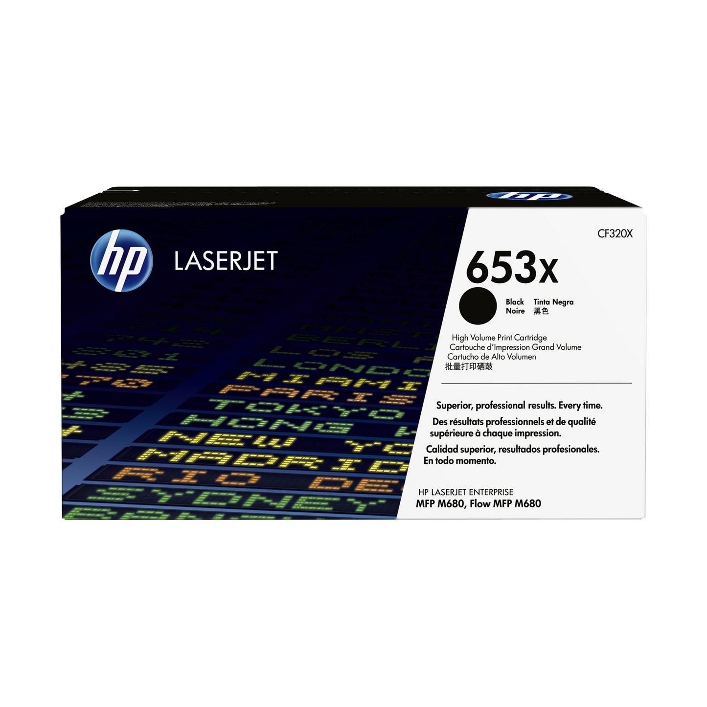 HP 653X Black LaserJet Toner Cartridge