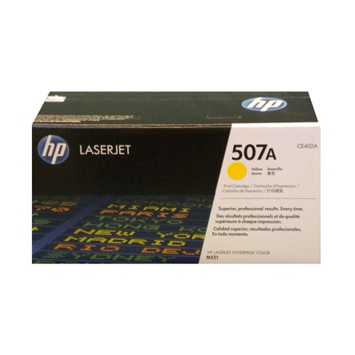 HP 507A Yellow LaserJet Toner Cartridge