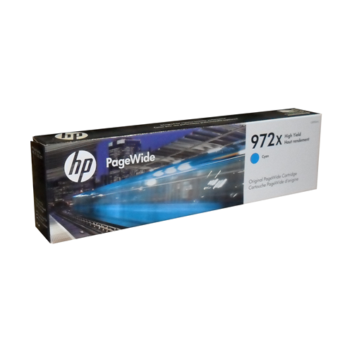 HP 972X Cyan Original PageWide Cartridge