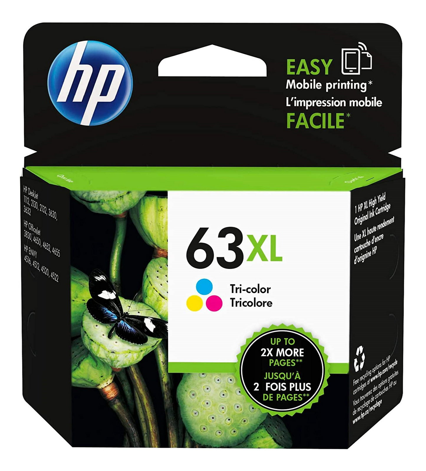 HP 63XL Tri-color Ink Cartridge