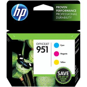 HP 951 Color Ink Cartridge Combo Pack