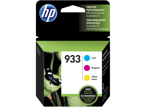 HP 933 CMY Ink Crtg Combo 3-Pack