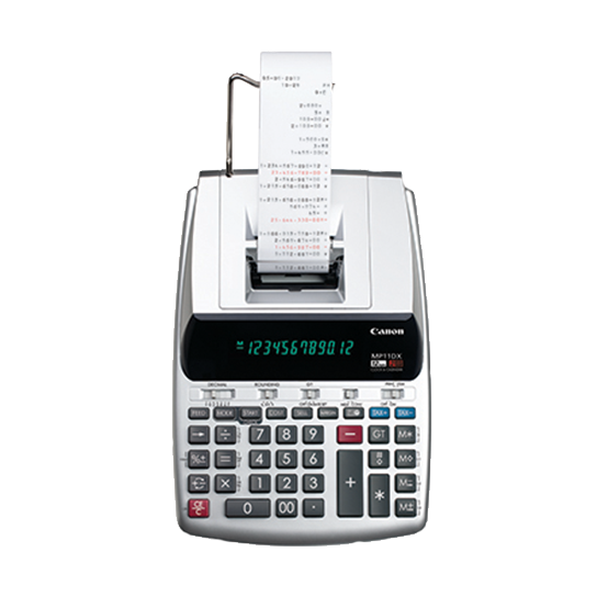 2198C002 Canon MP-11DX-2 Silver Two-Color Printing Calculato