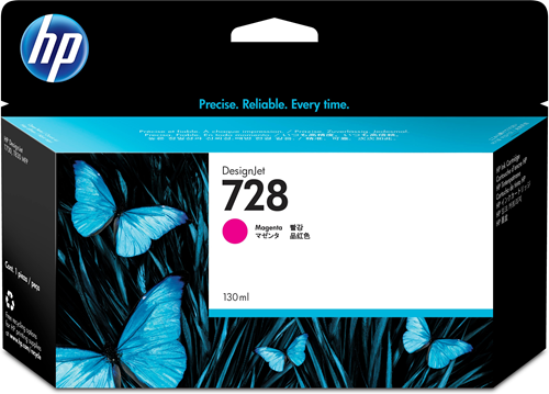 HP 728 130-ml Magenta Ink Crtg