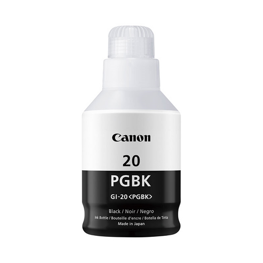 GI-20 Pigment Black Ink Bottle SKU 3383C001